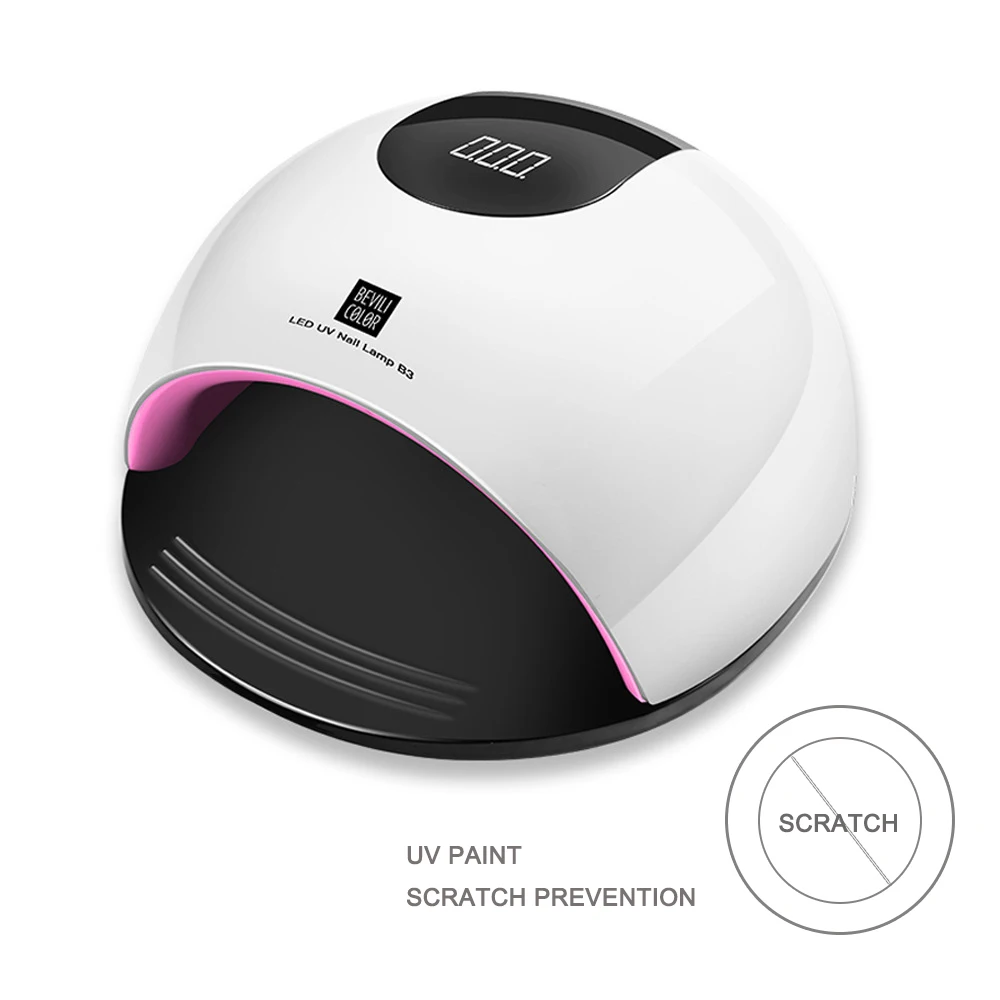 B3 white UV paint Hot LED UV Nail Lamp B3 Colorful 80W Manicure 36 LEDs Machine UV Nail Dryer Ice Nagel Lamp SUN Light Fast Curing All Gel Varnish - Цвет: B3 white UV paint