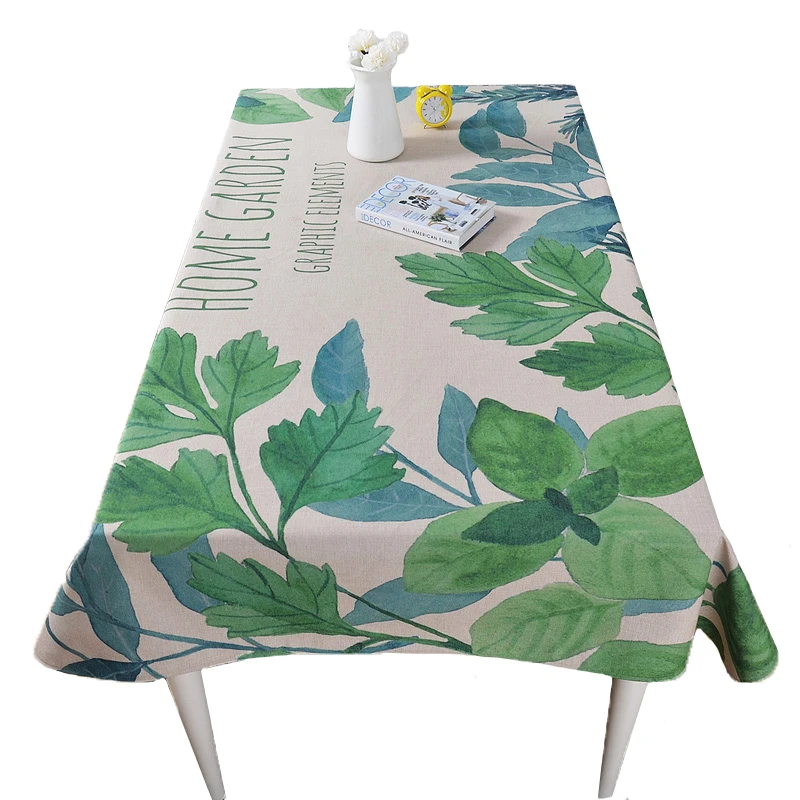 Simple modern table cloth rectangular coffee mats round tablecloth cotton linen tablecloths | Дом и сад