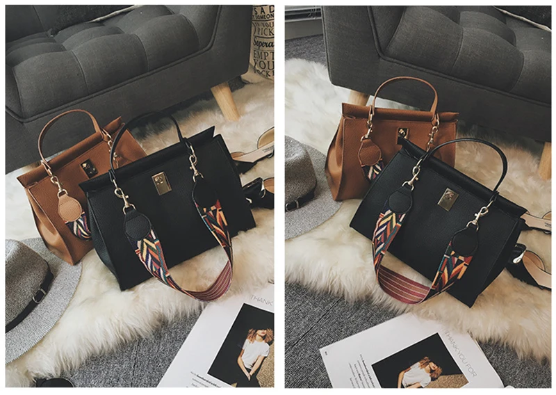 Женские летние сумки, широкий ремень, сумка Vogue, большая емкость, сумка-мессенджер на плечо, модные роскошные дизайнерские сумки SS0241