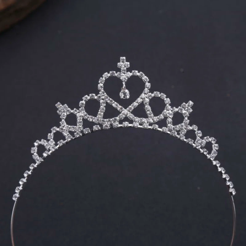 Женская свадебная корона для выпускного вечера обруч на голову с кристаллами