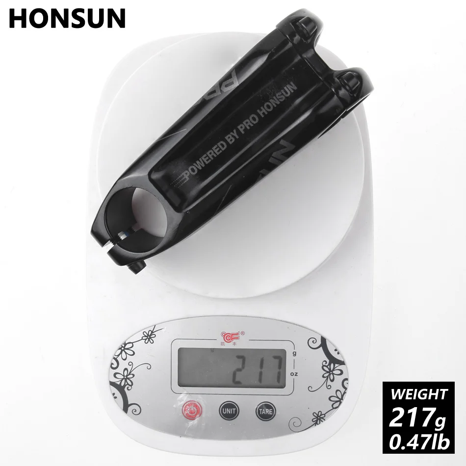 HONSUN PRO велосипедный стержень 17 градусов MTB велосипедные стебли части 90 мм высокопрочный 31,8*28,6 мм стержень для XC AM MTB горный велосипед