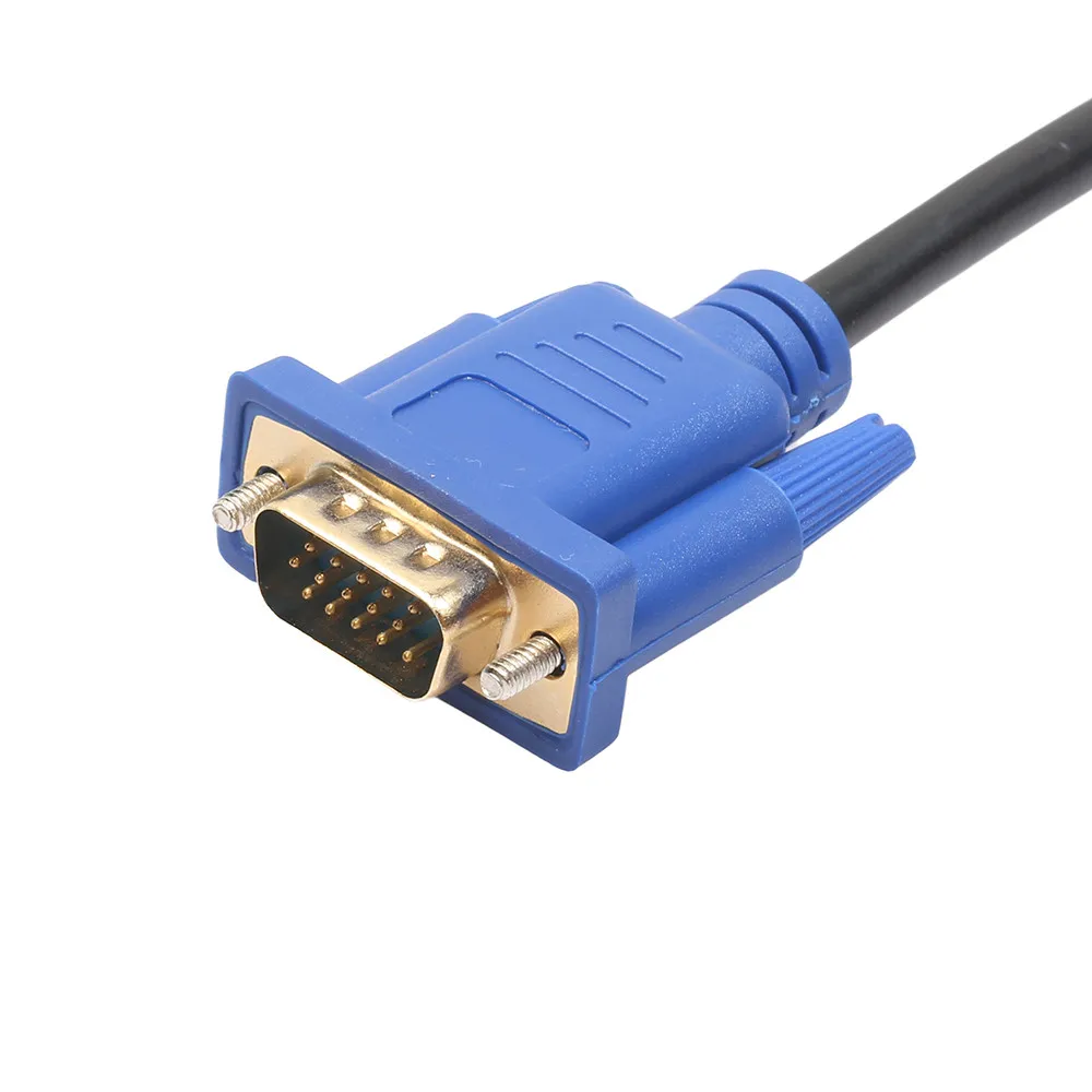 3 м 5 HDMI кабель к VGA адаптер цифровой 1080P HD с аудио конвертер разъем шнур для ТВ