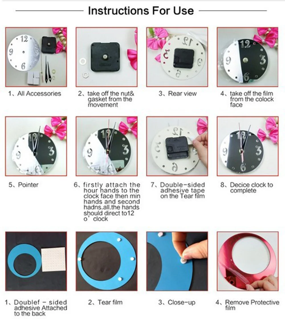 Настенные часы современные дизайнерские для домашнего декора акриловые