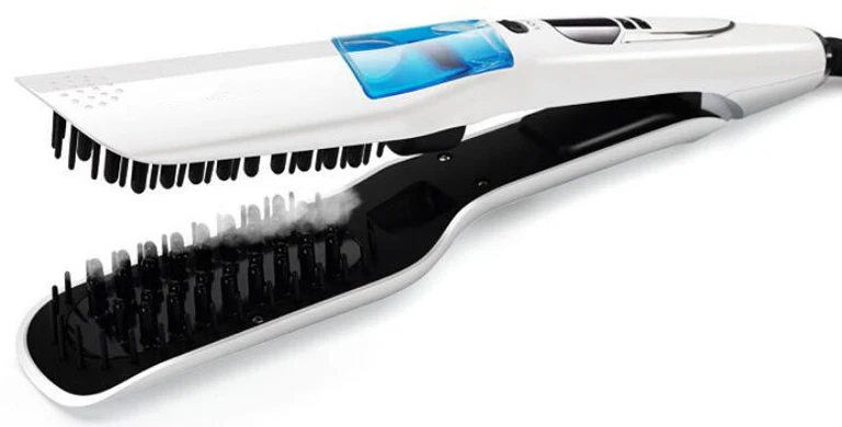 Spary Hair Straightener Iron Ceramic Ionic Steam Brush 110/220V Curlers Vapor Styling Home use | Красота и здоровье