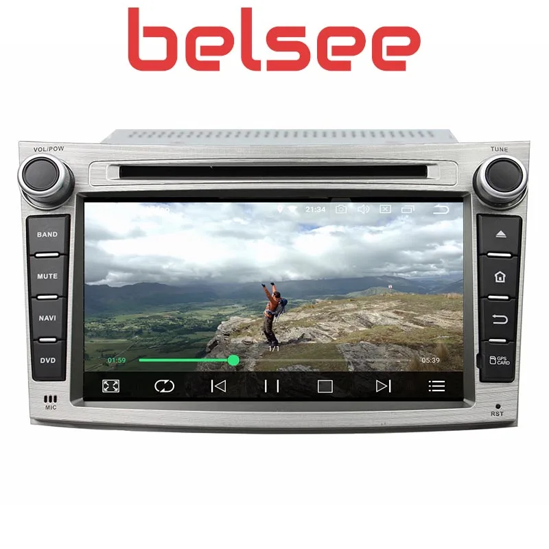 Автомагнитола Belsee для Subaru Legacy Outback 2009 2014 2 Din Android 9 0 Восьмиядерный процессор Bluetooth