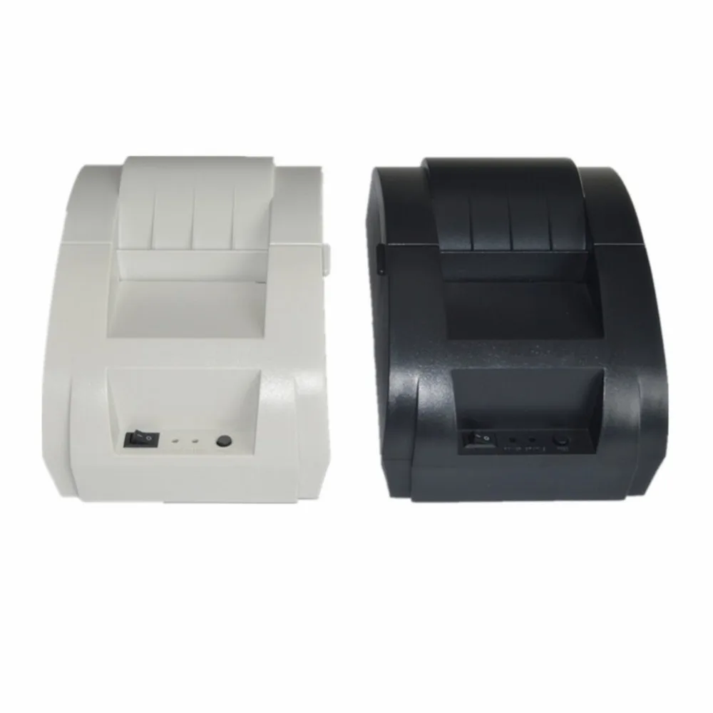 Мини-термопринтер ZJ-5890F 58 мм малошумный USB-интерфейс POS-принтер для ресторанов и