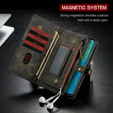 CaseMe Magnetic Wallet Case For Huawei Mate 20 Pro P20 lite P20 Pro Cases Flip Detachable Leather Wallet On Cover Phone Cover