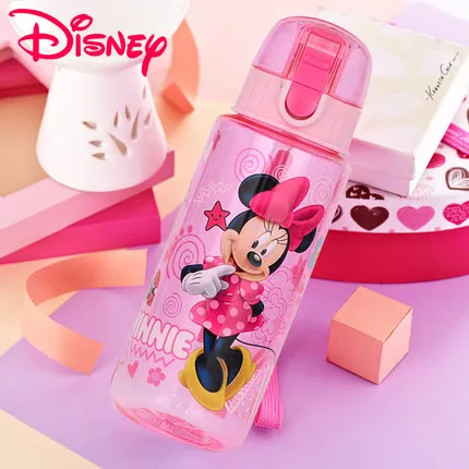 Оригинальная распродажа милая детская бутылка для кормления Disney с соломинкой