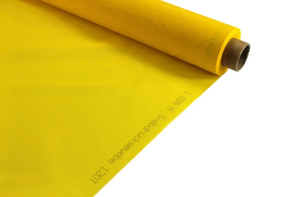 300 сетка (120T) трафаретная печать ткань шелкотрафаретная желтого цвета|mesh silk screen|mesh
