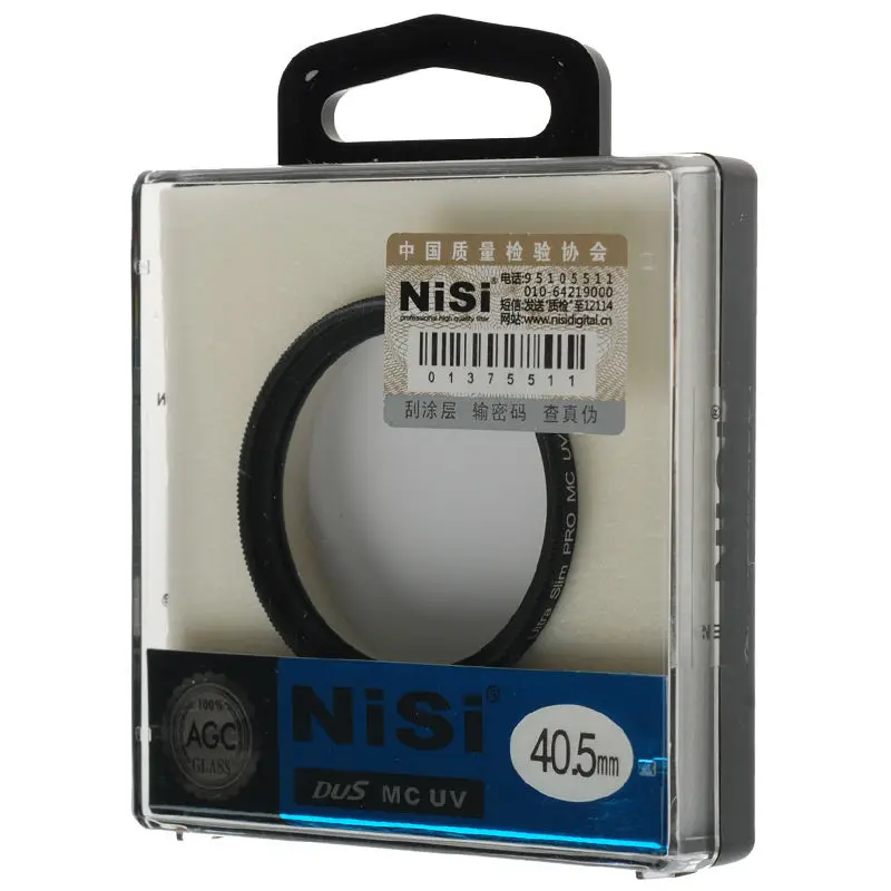 Nisi 40 5 мм MC UV DUS ультра тонкий профессиональный фильтр двухсторонний 12 слоев