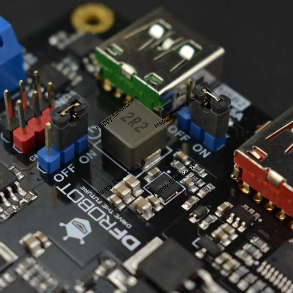 DFRobot Солнечный Мощность менеджер с выходом USB 5V 2.5A 5A поддержка 12V 8A 100W свинцово-кислотные Батарея для IoT и проекты в области возобновляемых источников энергии