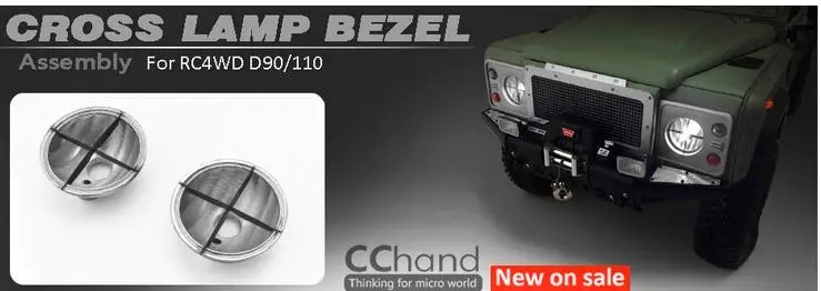 CChand Light Led Bezel Bucket(2) для 1/10 RC RC4WD LAND ROVER DEFENDER D90 D110 G2 Gelande II автомобиль игрушка | Игрушки