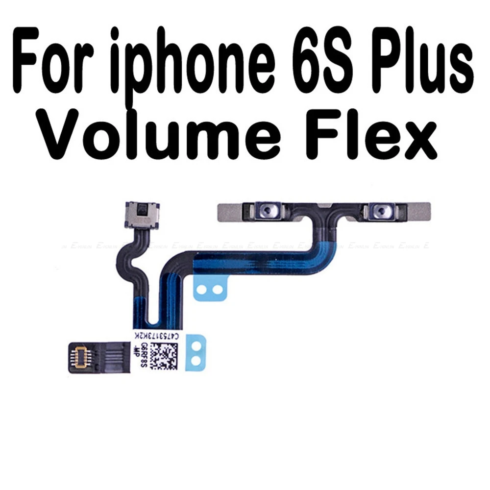 Новинка, для iPhone 6, 6S Plus, 4, 4S, 5, 5S, 5C, коннектор, кнопка включения/выключения, Кнопка громкости, гибкий кабель, лента