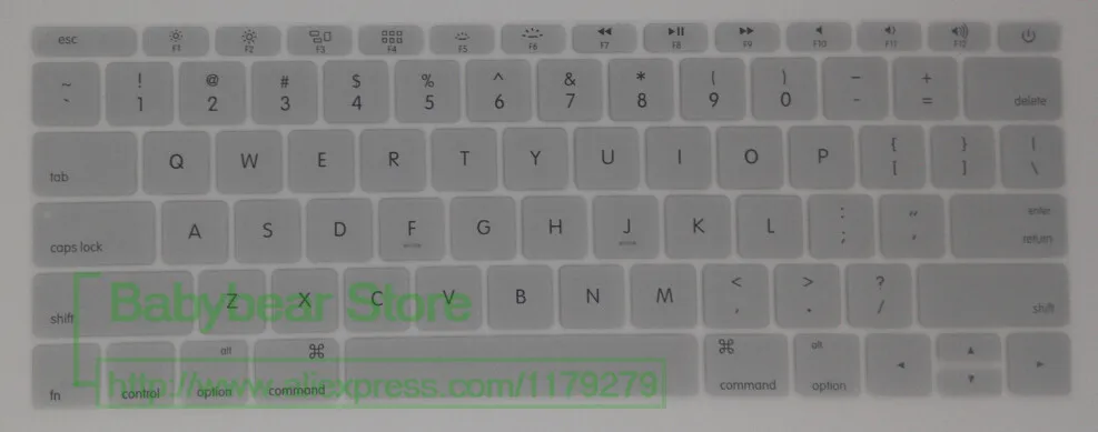 Силиконовый защитный чехол для клавиатуры MacBook Pro A1708 Mac Book 13 дюймов A 1708 A2159 (без