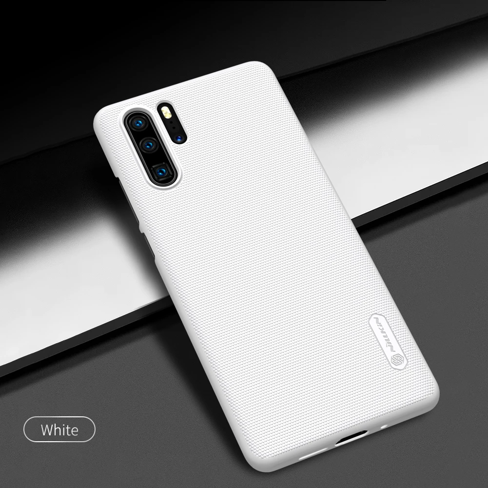 Белый Nillkin матовый чехол для huawei P30 Pro сверхматовый защитный чехол-накладка для мобильного телефона Ультратонкий чехол жесткий чехол из поликарбоната - Цвет: Белый