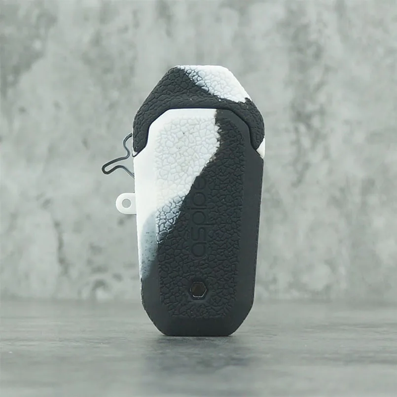 Black white 2 шт. чехол для Aspire AVP Vaporizer Pod Starter Kit Box Mod противоскользящее защитное кремниевое наружное покрытие резиновое покрытие для Aspire AVP - Цвет: Black white