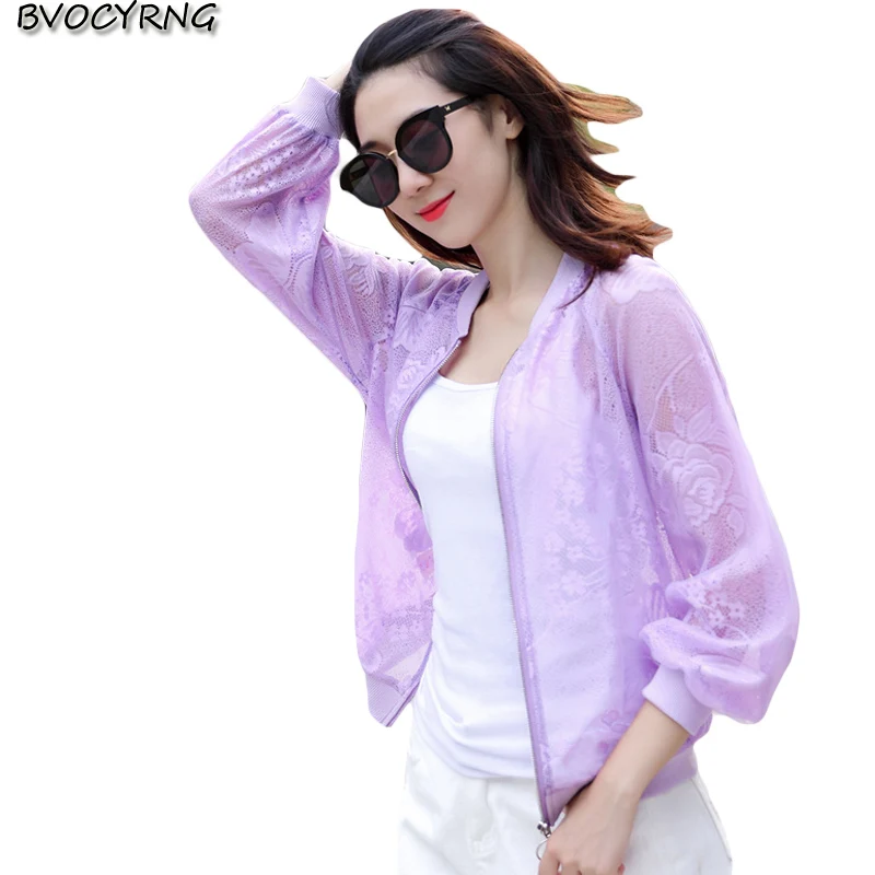 Солнцезащитная одежда для женщин 2019 весенне-летний свободный крой короткая