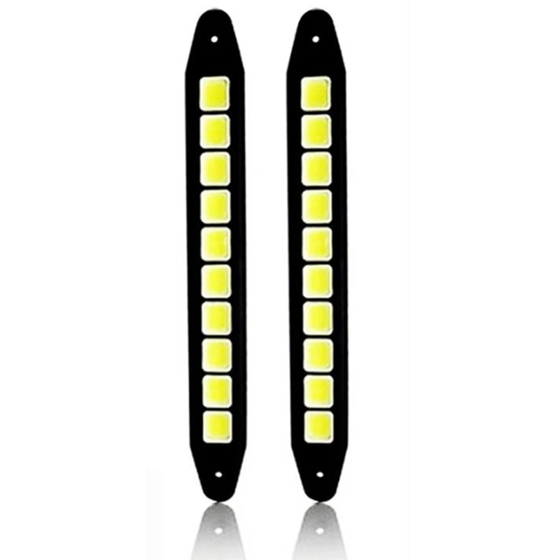 2X автомобиля D r l Led y t i'm e бег светильник тумана Cob полосы s гибкий авто дальнего