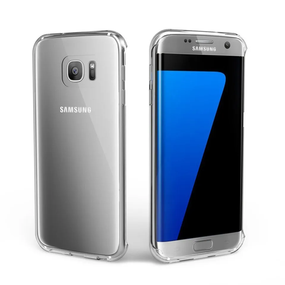 Прозрачный чехол из ТПУ для samsung Galaxy S7 Ультратонкий Мягкий Силиконовые чехлы Edge