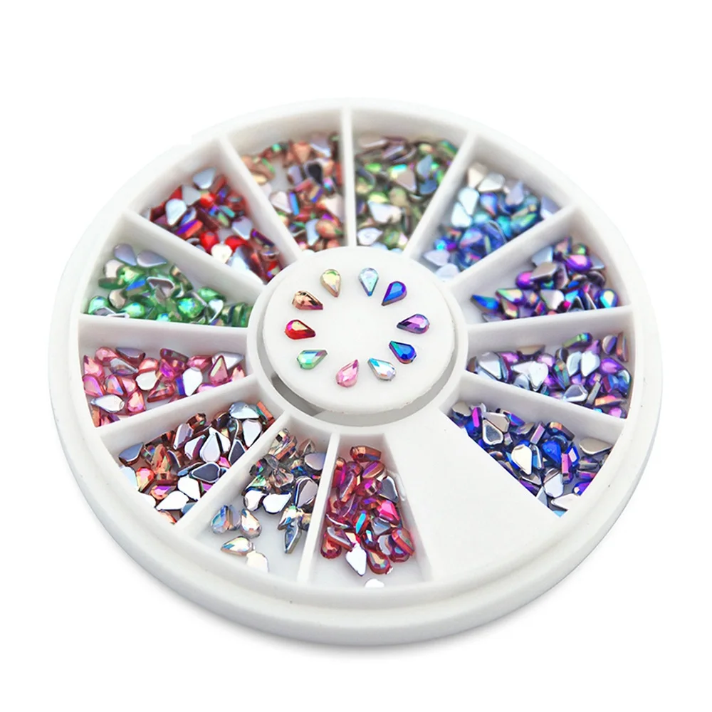 Стразы для ногтей Rolabling Star Rainbow Diamond, акриловые украшения, аксессуары для ногтей, маникюрные Стразы