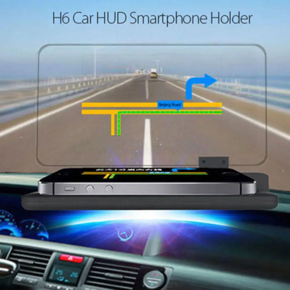 Универсальный держатель для смартфона H6 Автомобильный gps HUD Дисплей Держатель