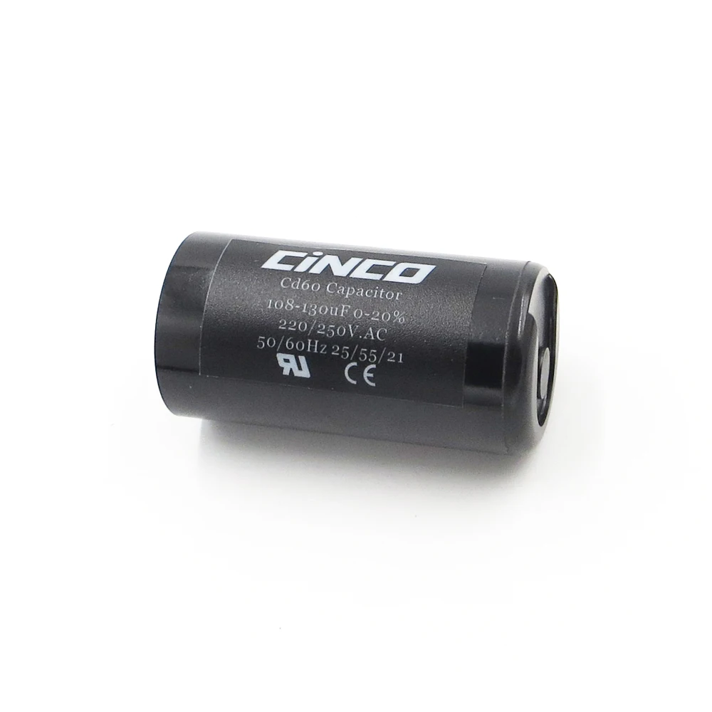 108 130 мкФ 220V 250V 275V CD60 моторный запускаемый конденсаторов на колесах Электрический