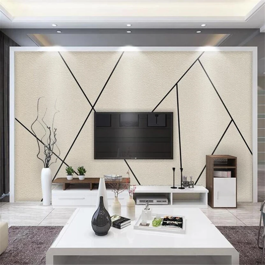 Пользовательские 3d обои в скандинавском минималистичном стиле индивидуальные