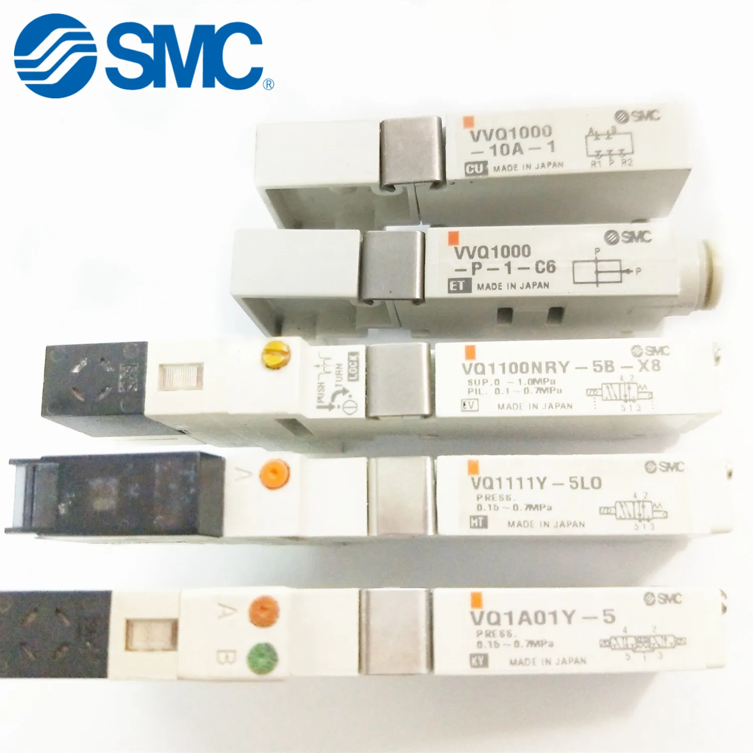 

Электромагнитный клапан SMC VQ1000-10A-1 VQ1A01Y-5 VQ1111Y-5LO