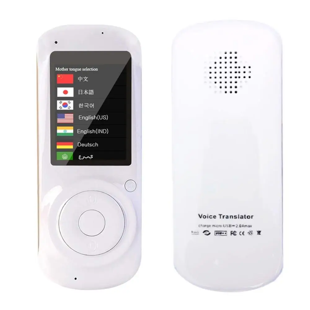 10pcs Voice translator 68 Languages English Japanese Korean French Russian German Chinese Spanish translation Travel translator