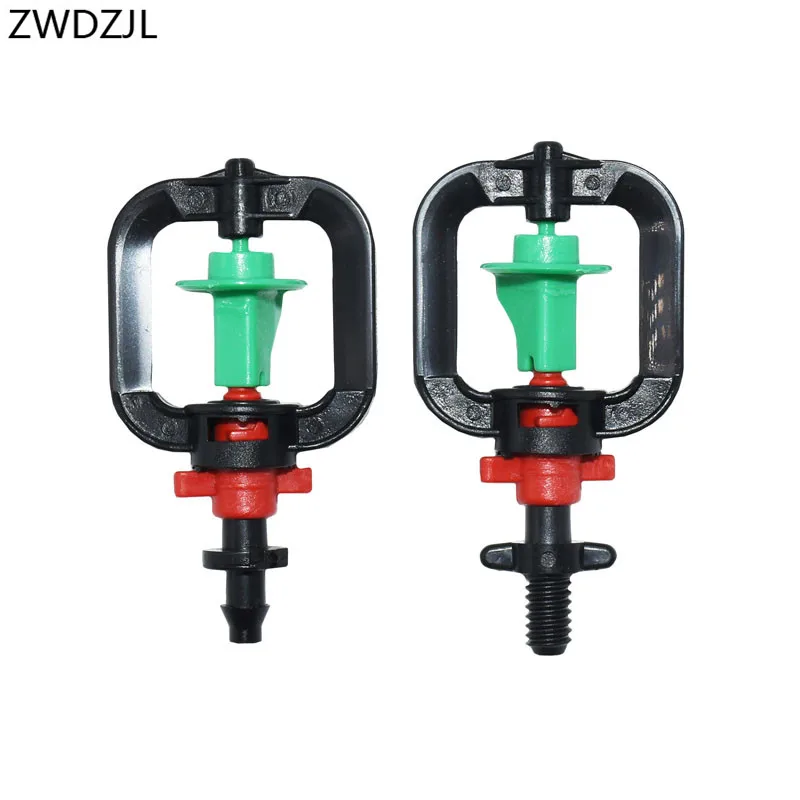 

Вращающаяся микроструйная спринклерная насадка для теплицы, разбрызгиватель с колючей резьбой 1/4 "6 мм, 6 шт.