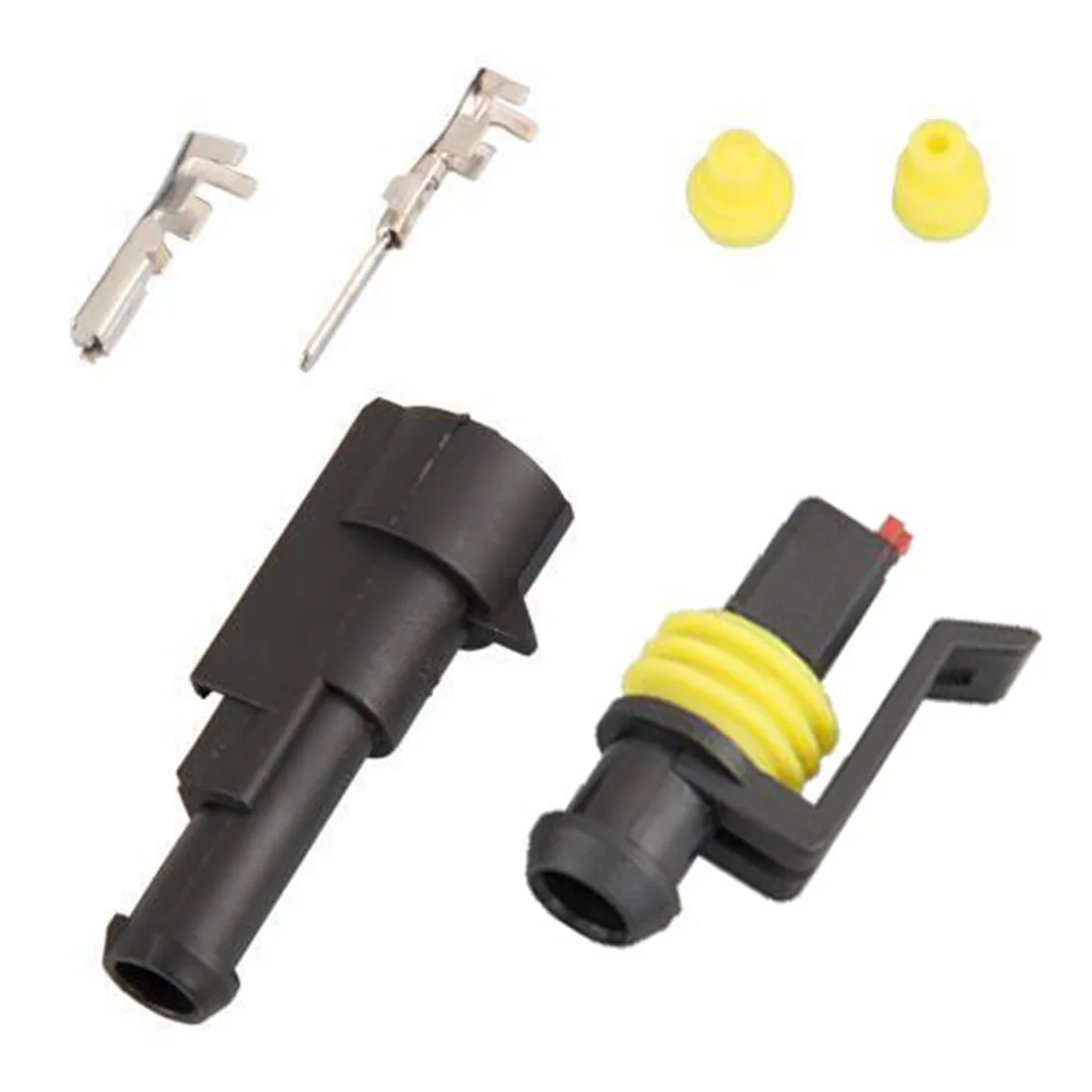 10 комплектов 1 контактный автомобильные электрические соединители способ