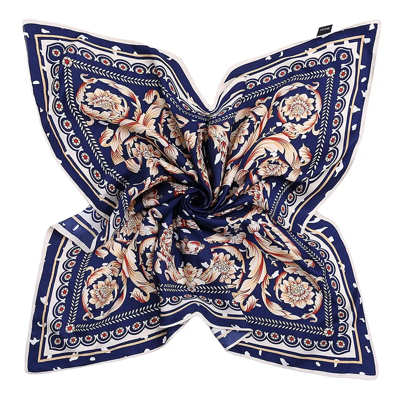 Роскошный шарф с леопардовым принтом 100% Саржевые шелковые шарфы большой