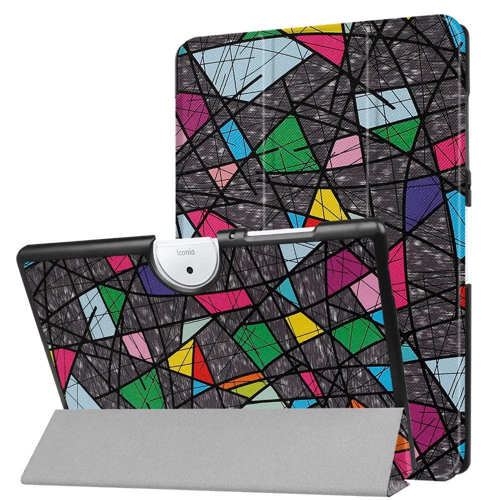 Ультратонкий защитный чехол из искусственной кожи с магнитной подставкой для