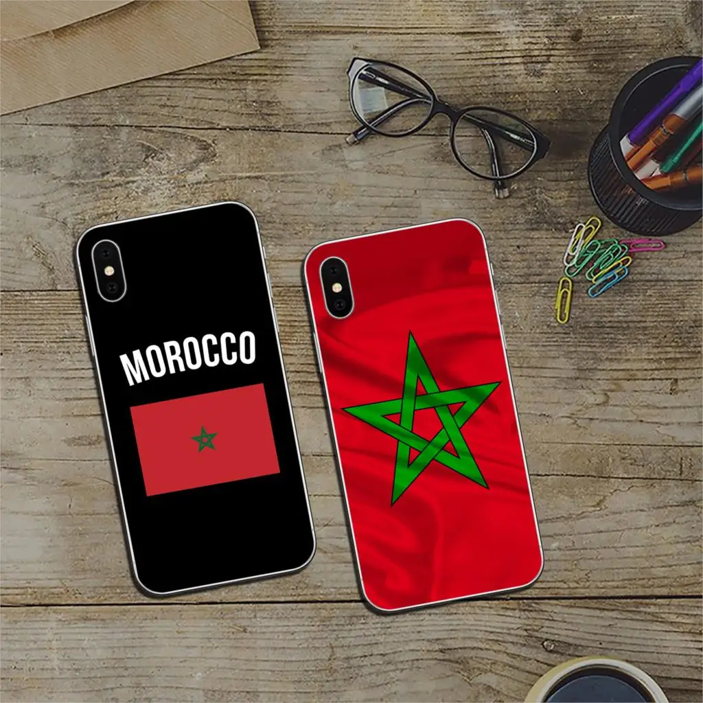 YIMAOC Morocco Футбол флаг Мягкий силиконовый чехол для телефона Apple iPhone 11 Pro X XR XS Max 6 6S 7 8 Plus 5 5S SE 10 Чехол