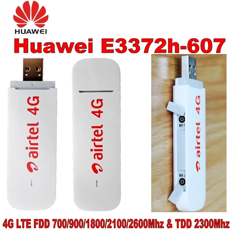 Лот из 10 шт. разблокирована Новое поступление Huawei E3372 E3372h 607 со встроенной
