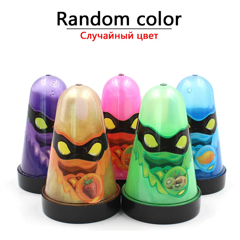Random Color Новинка ниндзя слизи клей поставки блеск DIY облако Lizun антистресс удар пузырь грязь на руках прозрачный слизи игрушки - Цвет: Random Color