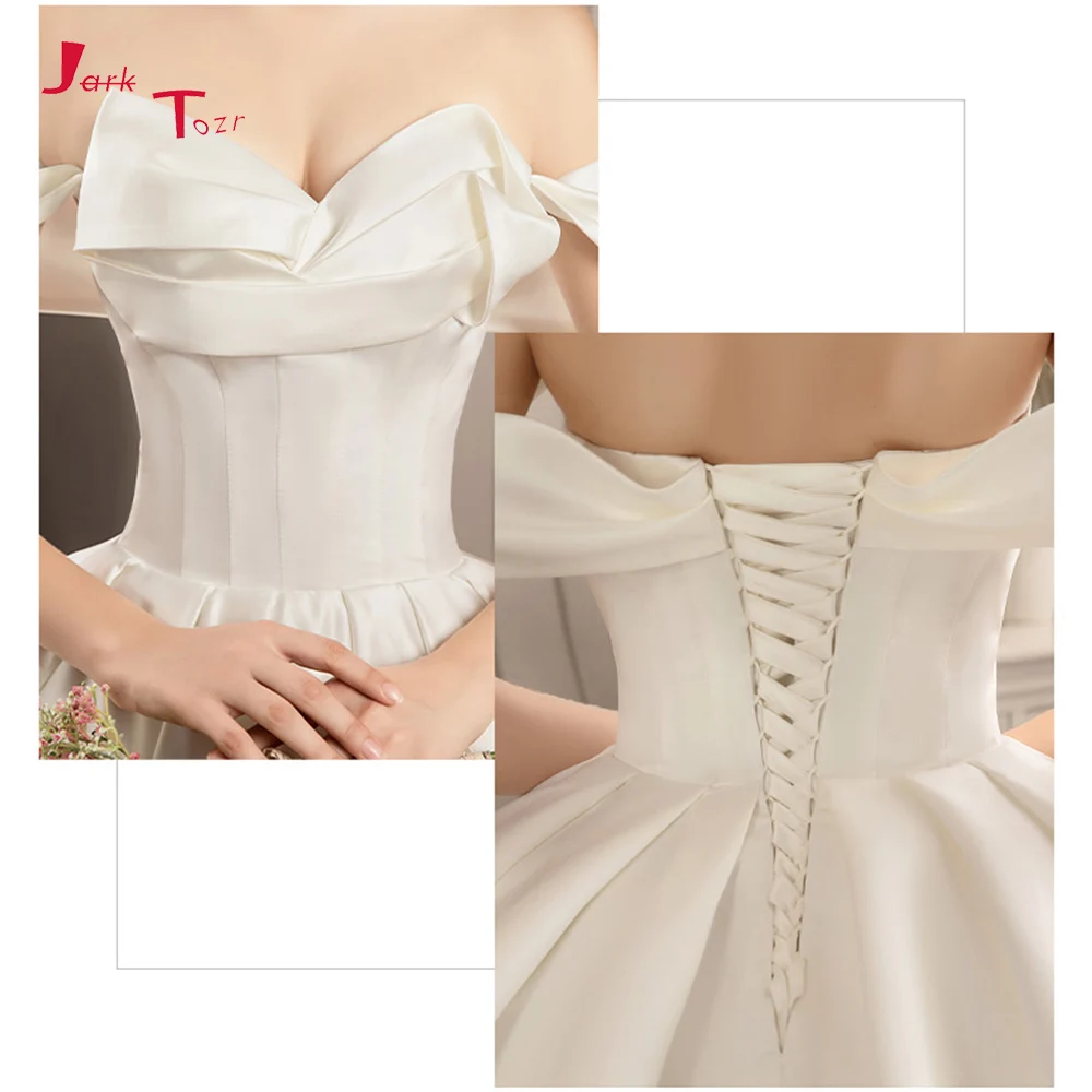 Vestido Casamento 2019 индивидуальный заказ кружевной вырез лодочкой сзади с коротким