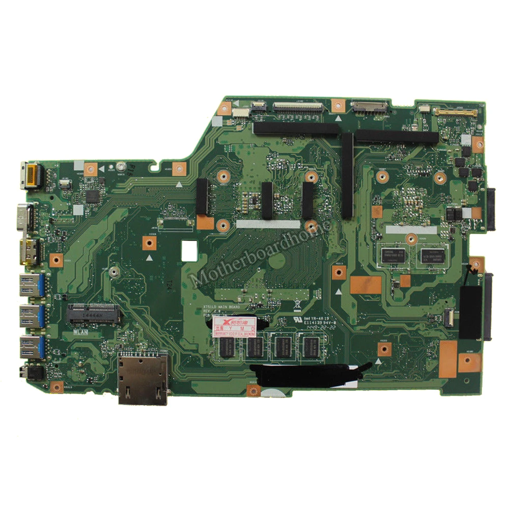 X751LD материнских плат REV: 2 0 gt820m ГБ I5 для For Asus K751L X751L X751LN Материнская плата ноутбука