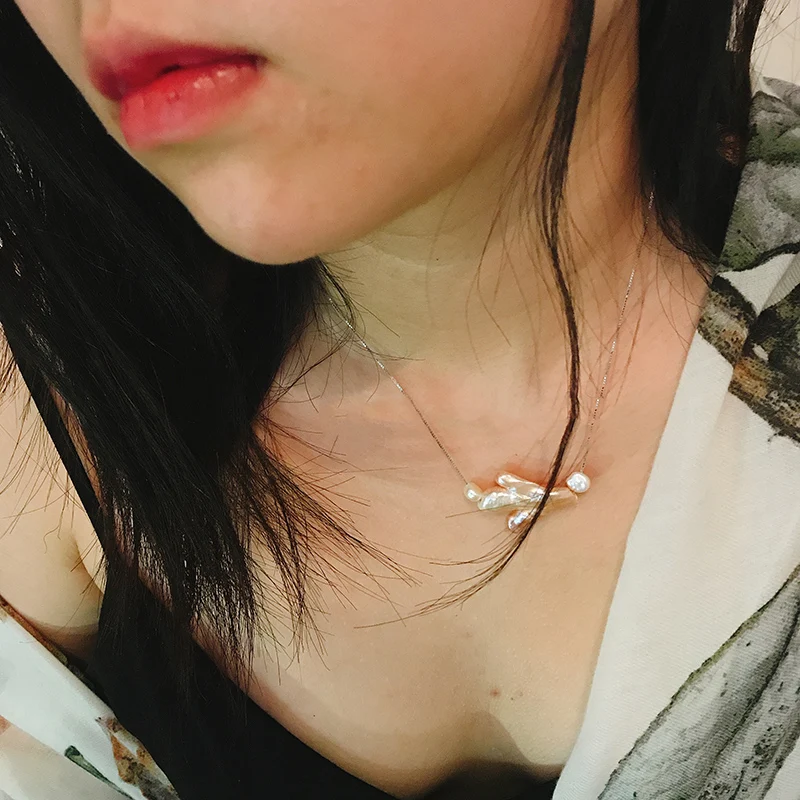 Натуральный пресноводный жемчуг CAMDOE DANLEN крест куриные ножки подходит для