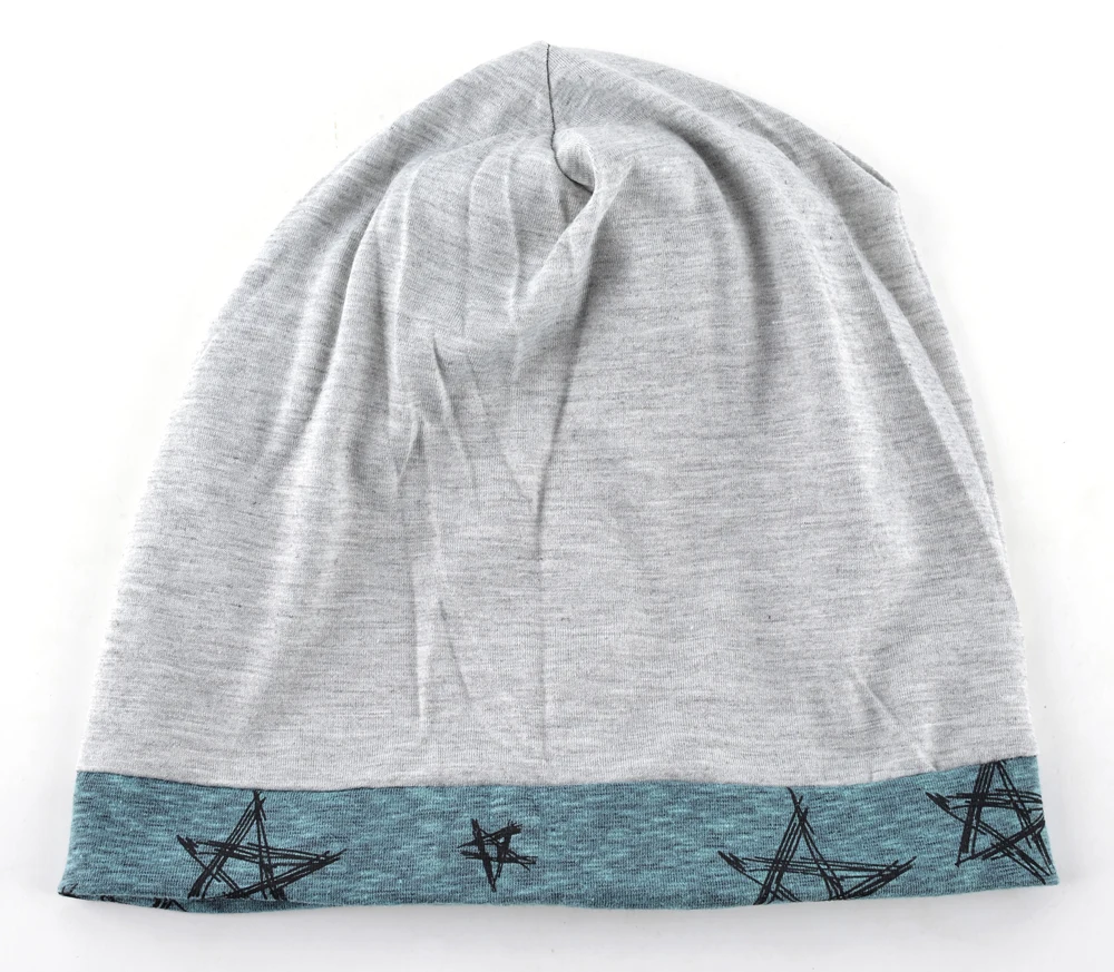 2016 Осень И Зима шапка мужская Skullies Bonnet Хип Хоп Cap хлопок Пентаграмма Шляпа Лыжную