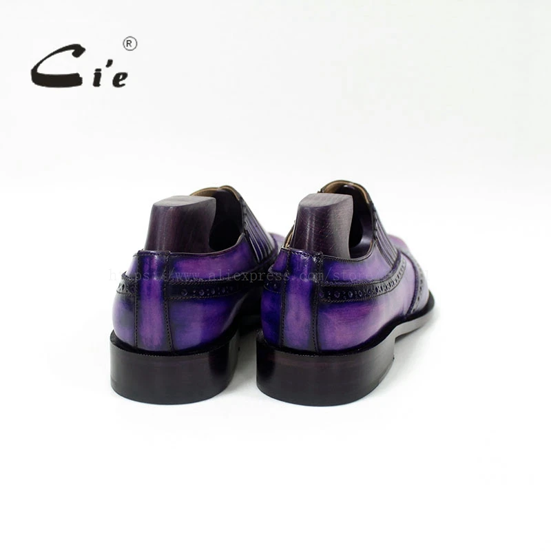 Cie Мужская обувь из телячьей кожи с квадратным носком и медальоном дышащие