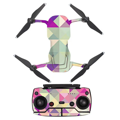 ПВХ DJI Mavic Air кожи Стикеры для mavic pro наклейки в виде дрона винил - Цвет: YSDJA0045