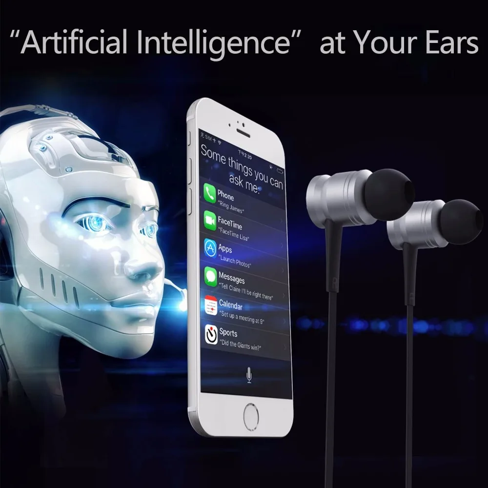 Беспроводная bluetooth гарнитура водонепроницаемые спортивные наушники с