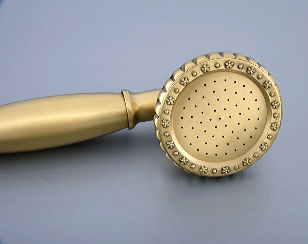 Насадка для душа из матовой латуни в форме телефона/аксессуар ванной ahh077|saving shower