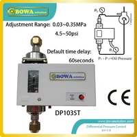 differential pressure switch measures the pressure difference between oil supply lines and return lines in compressor lubricant