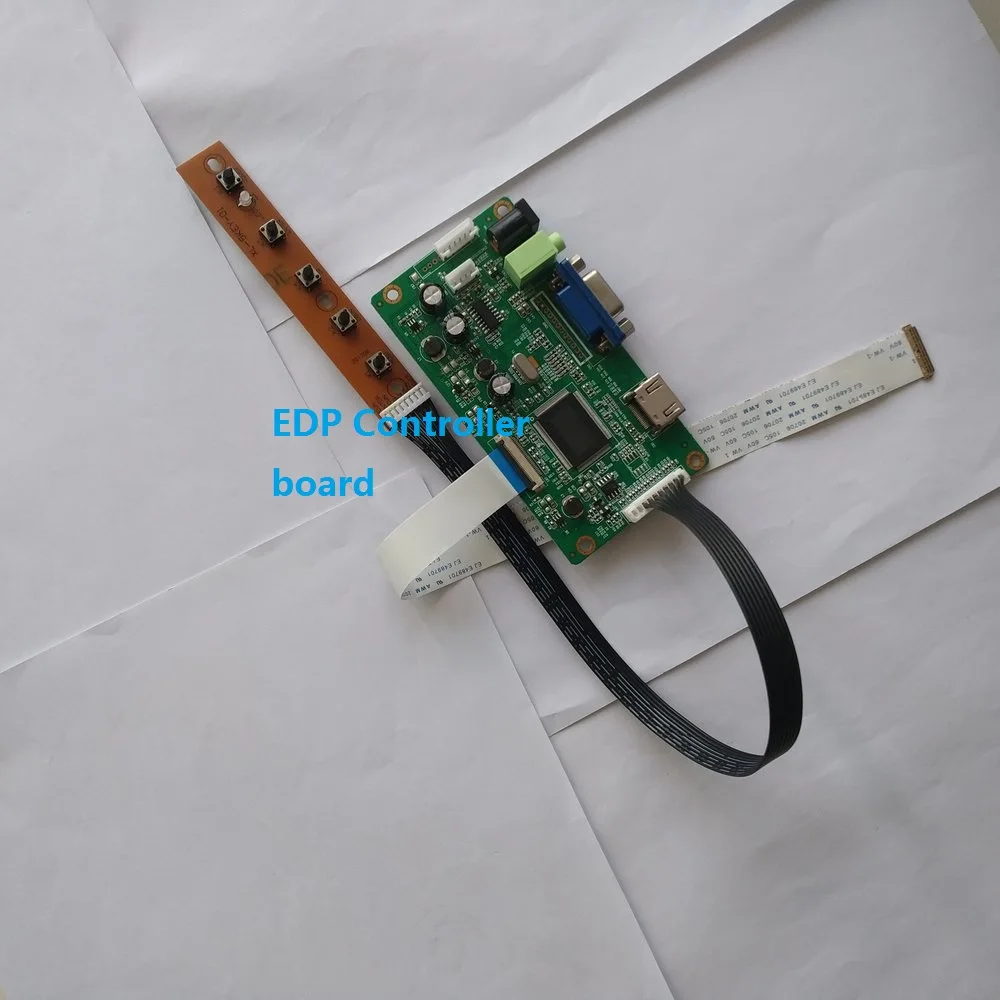 Для LTN156AT40-D01 15," плата контроллера экран дисплея комплект VGA EDP светодиодный 1366 × 768 монитор драйвер ЖК 40pin
