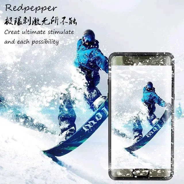 50pcs/lot redpepper case for samsung Galaxy note 7 100% waterproof 7. with red pepper retail package.free shipping DHL |