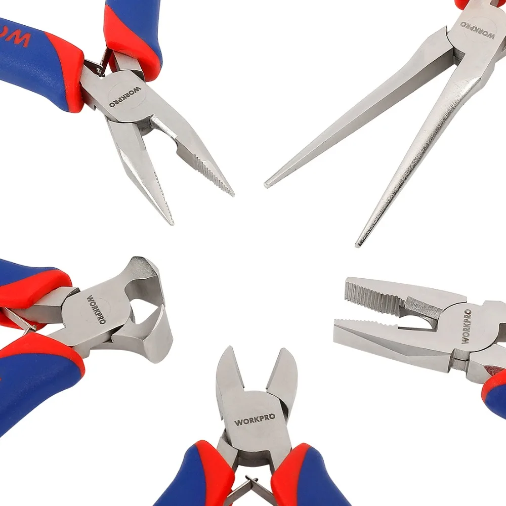 Workpro 5 шт. мини Щипцы для наращивания волос Jewellery diagnoal Cutter DIY инструмента|plier cutter|mini