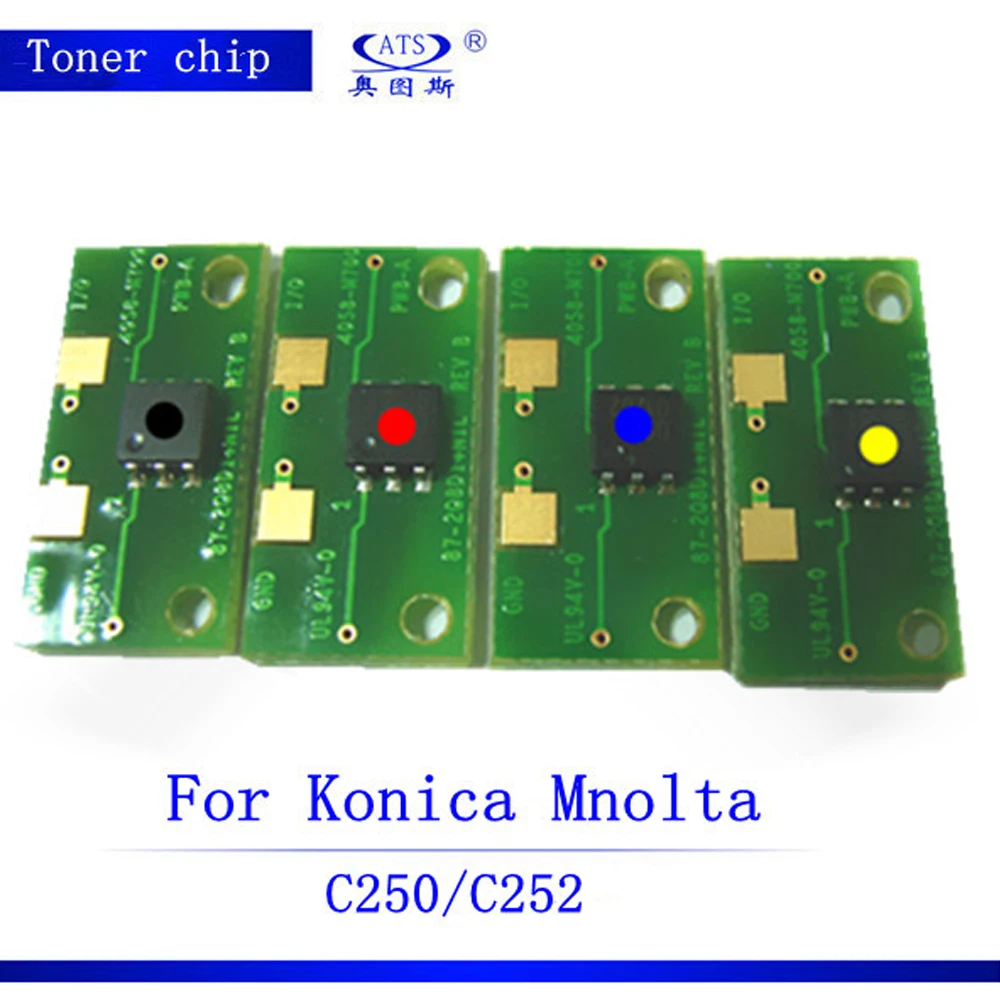 1 шт. чип картриджа с тонером для Konica Minolta Bizhub C 250 350 450 запчасти фотокопировальной
