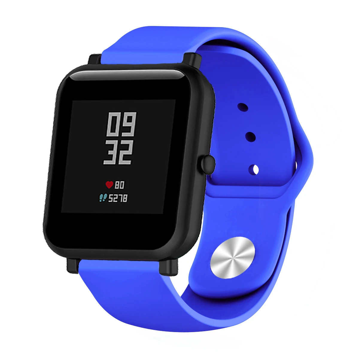 Royal Blue 20 мм браслеты для Xiaomi Amazfit Bip Молодежные часы мягкий силиконовый ремешок для часов Amazfit Bip браслет ремень - Цвет ремешка: Royal Blue